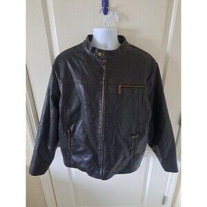Whispering Smith Faux Leather Jacket Size Large